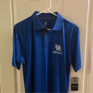 Top Of The World University Of Kentucky Wildcats Polo Shirt Men’s SM Royal Blue